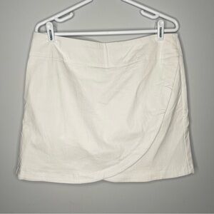 Zac & Rachel Ivory Stretch Athletic Skort Skirt (12)